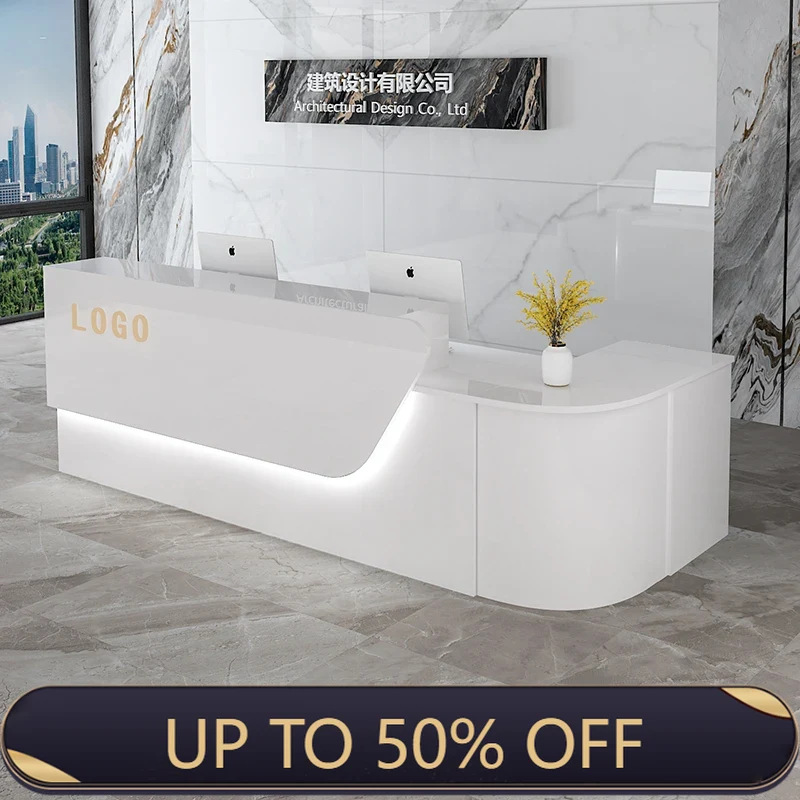 Office Furniture Bali - مكتب استقبال فاخر للتخزين، ديكورات تجميلية