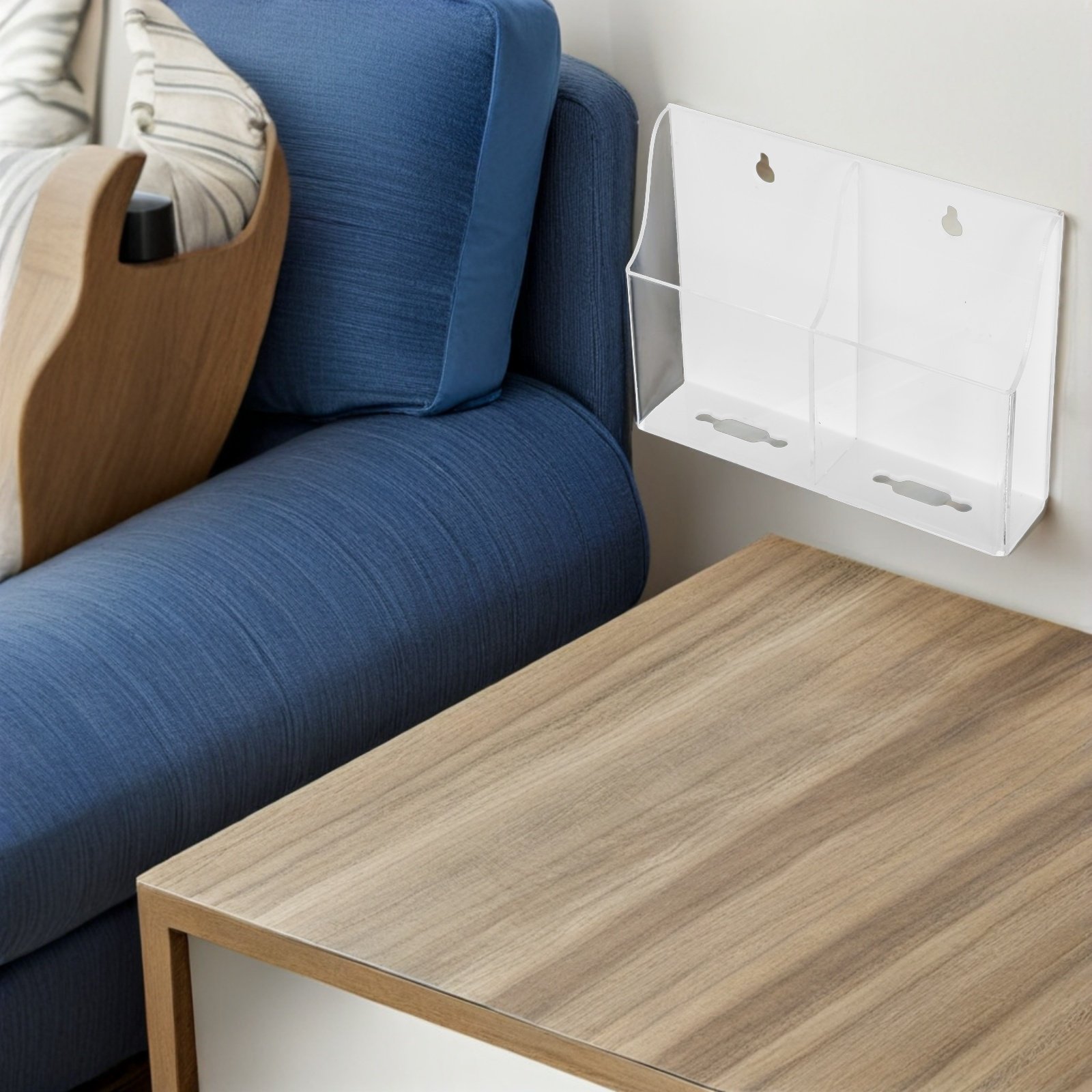 Wall Organizer Pocket - حامل جهاز تحكم عن بعد شفاف