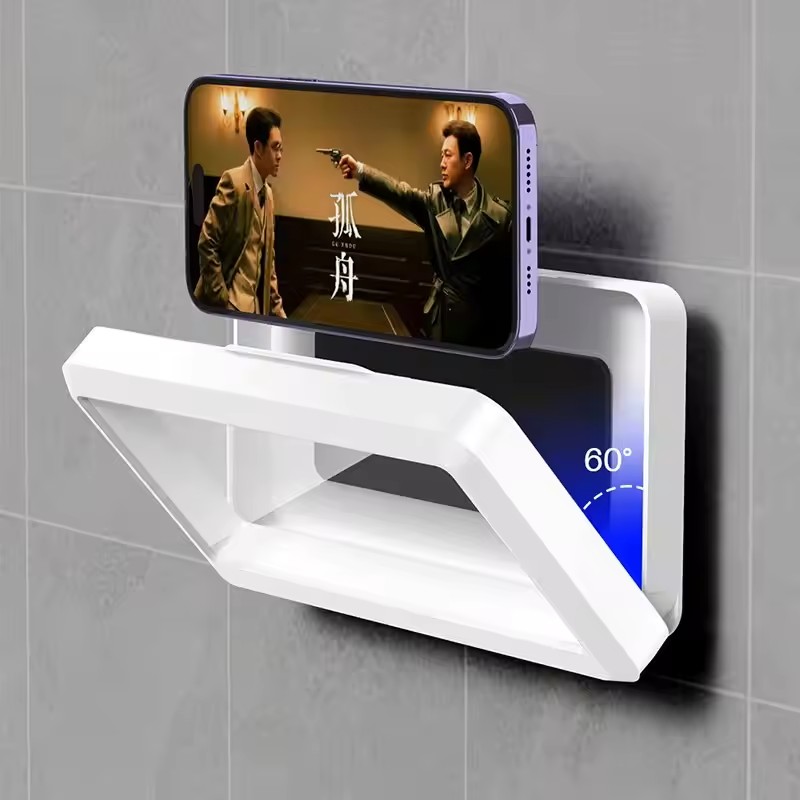 Wall Organizer Pocket - حامل هاتف مقاوم للماء للحمام، صندوق