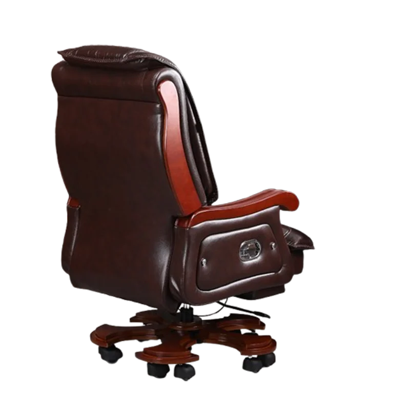 Office Furniture First - كرسي جلدي من طبقة جلد البقر