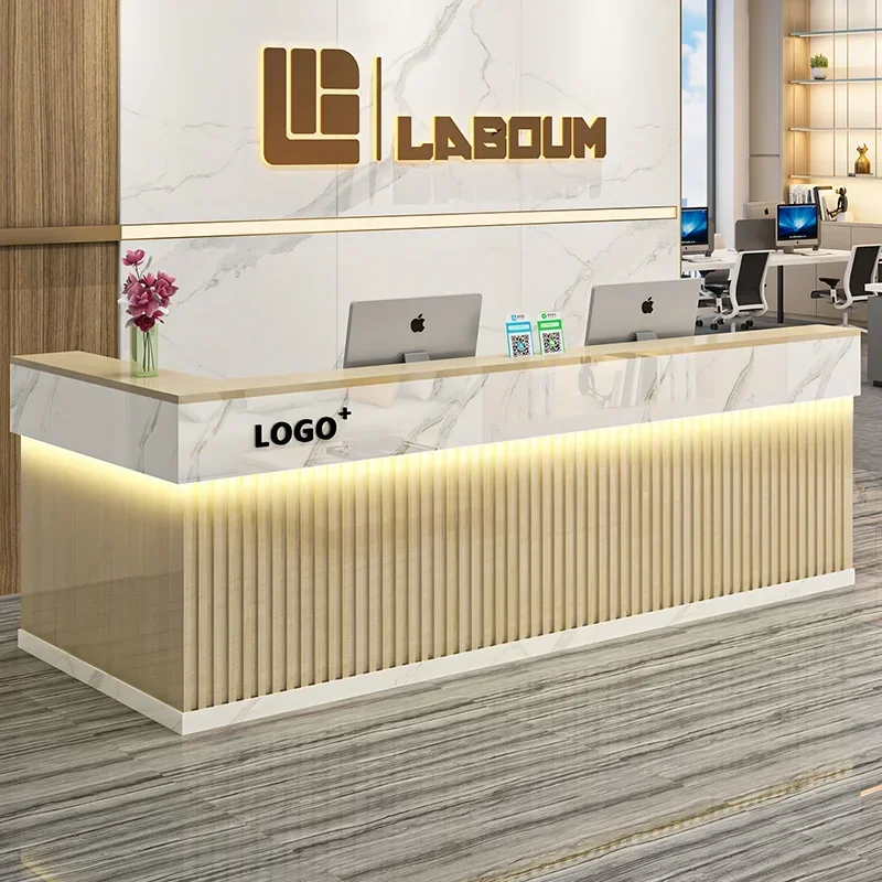 Office Furniture Bali - مكتب استقبال عصري أنيق c13، مكتب