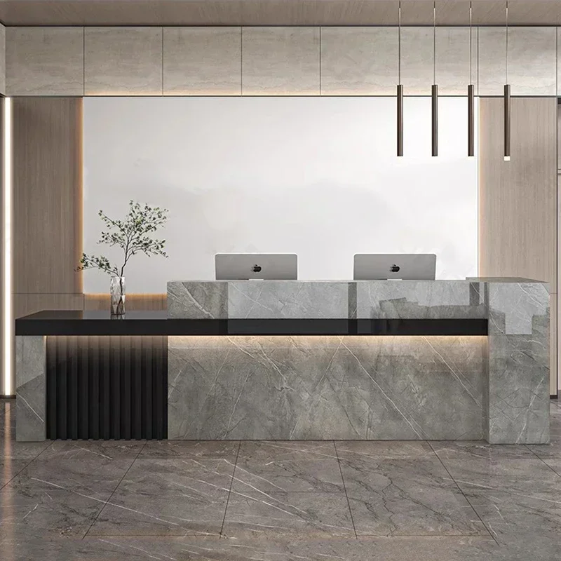 Office Furniture Bali - مكتب استقبال c13- بتصميم نورديك عصري،