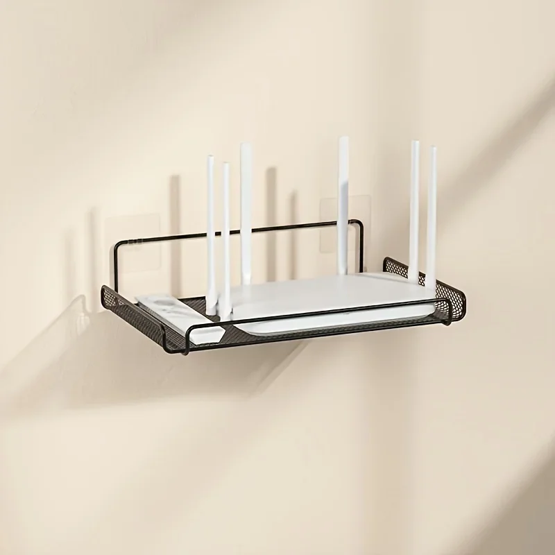 Wall Organizer Pocket - رف راوتر من الفولاذ المقاوم للصدأ