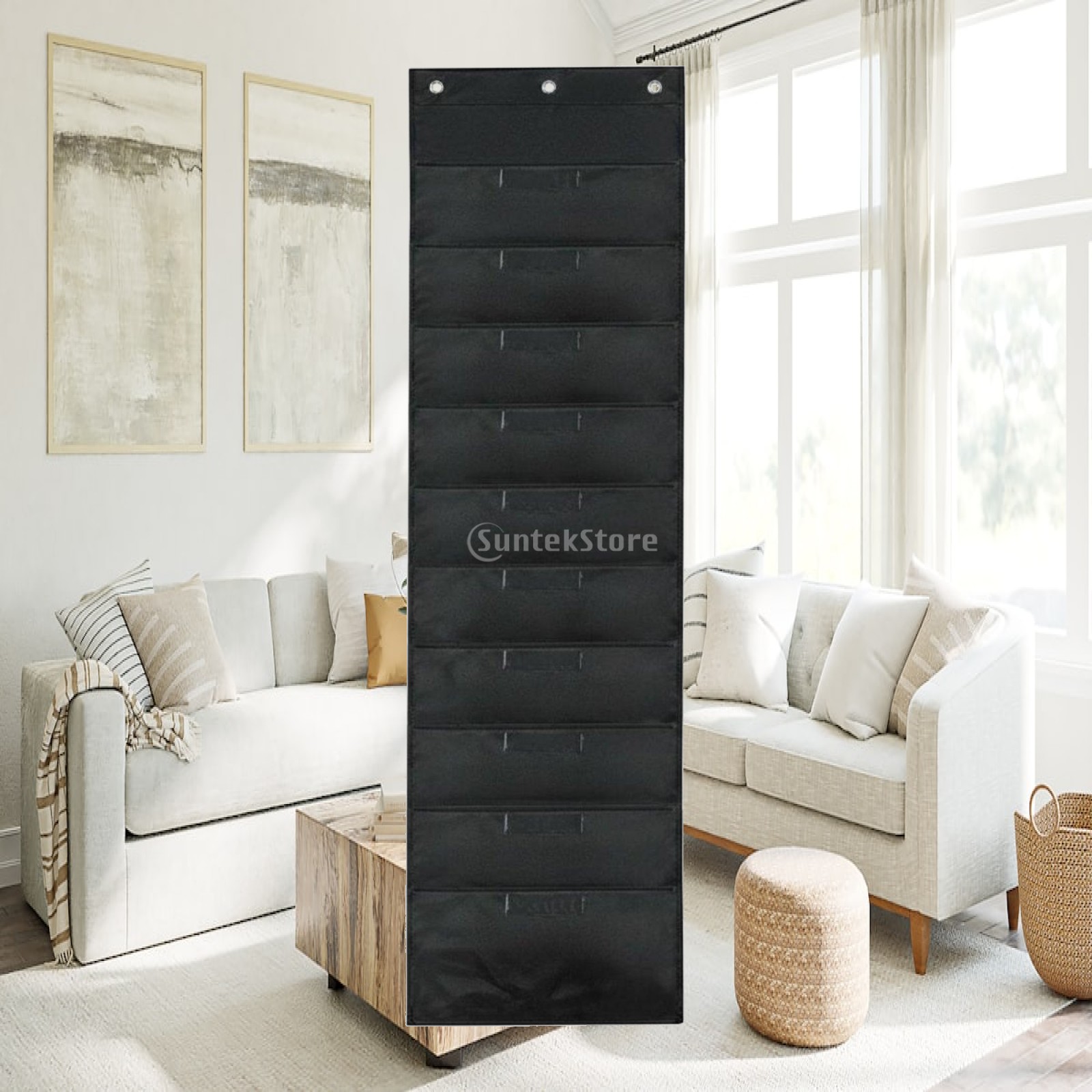 منظم معلق للحائط بـ 10 جيوب لح - مراجعة Wall Organizer Pocket وسعره