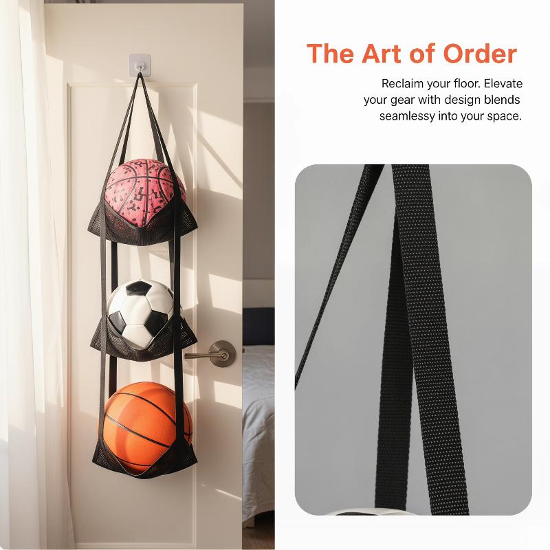 حقيبة شبكية لتخزين كرة السلة م - مراجعة Wall Organizer Pocket وسعره