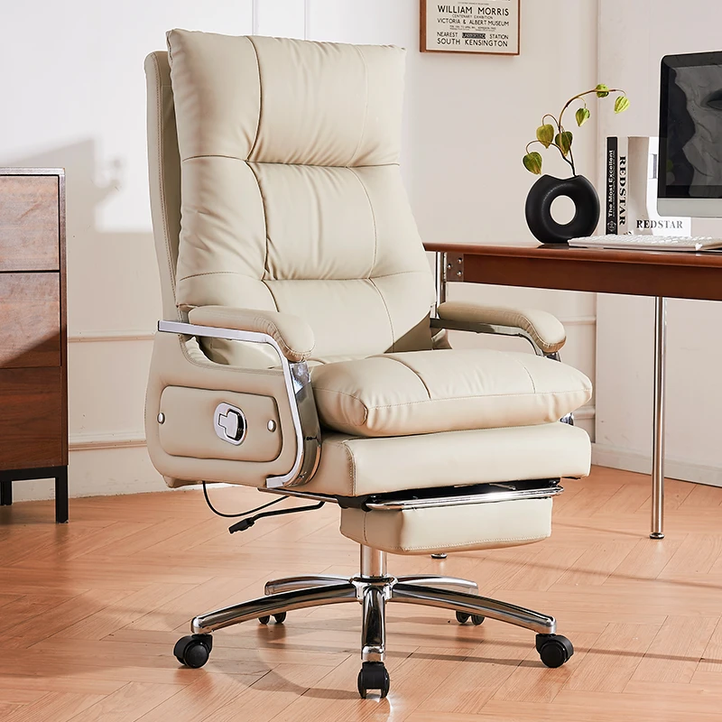 كرسي كمبيوتر من جلد البقر الطب - مراجعة Office Furniture First وسعره