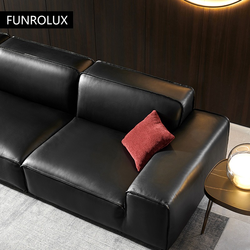 أريكة كبيرة من جلد البقر الأسو - مراجعة Office Furniture First وسعره