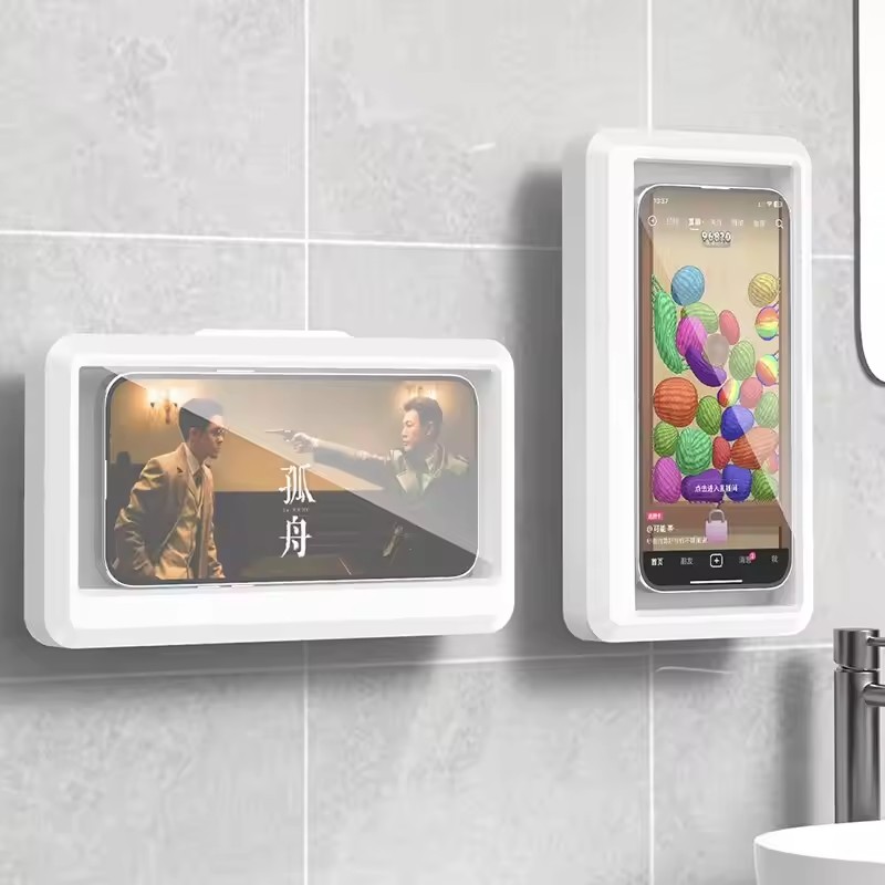 حامل هاتف مقاوم للماء للحمام،  - مراجعة Wall Organizer Pocket وسعره