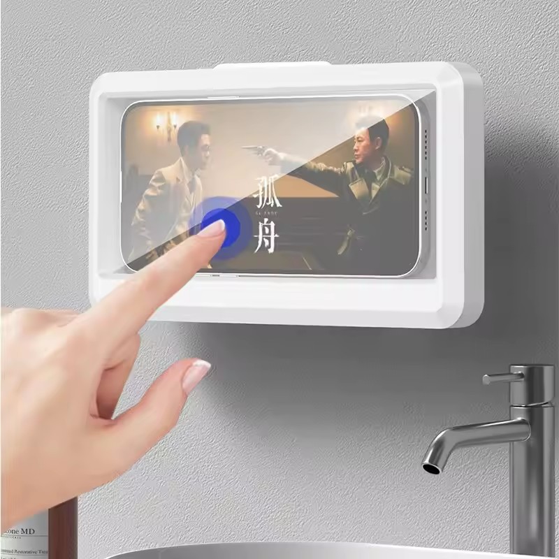 حامل هاتف مقاوم للماء للحمام،  - مراجعة Wall Organizer Pocket وسعره