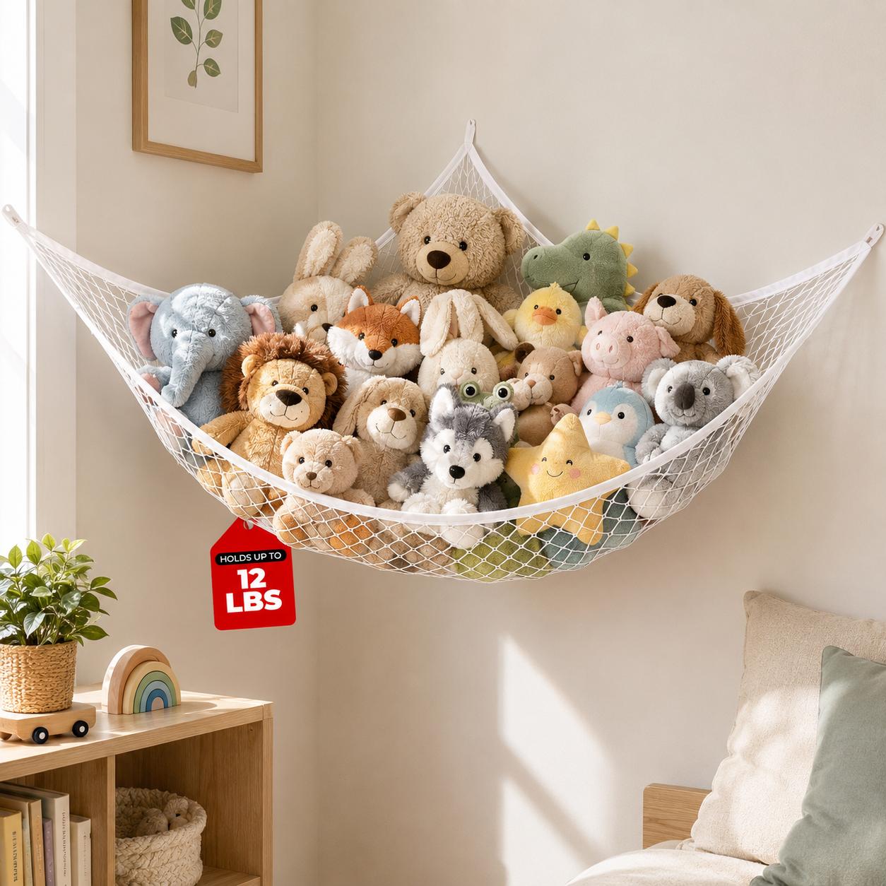 شبكة تخزين ألعاب معلقة، منظم ل - مراجعة Wall Organizer Pocket وسعره