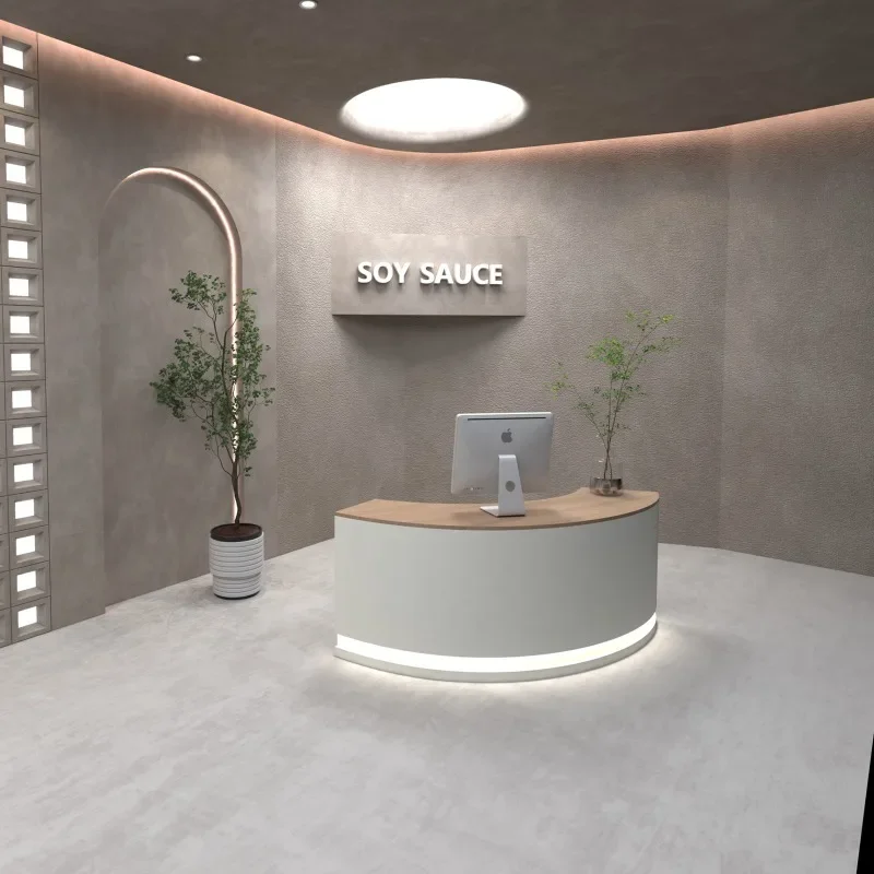 طاولة مكتب منحنية للمحاسبين وص - مراجعة Office Furniture Bali وسعره