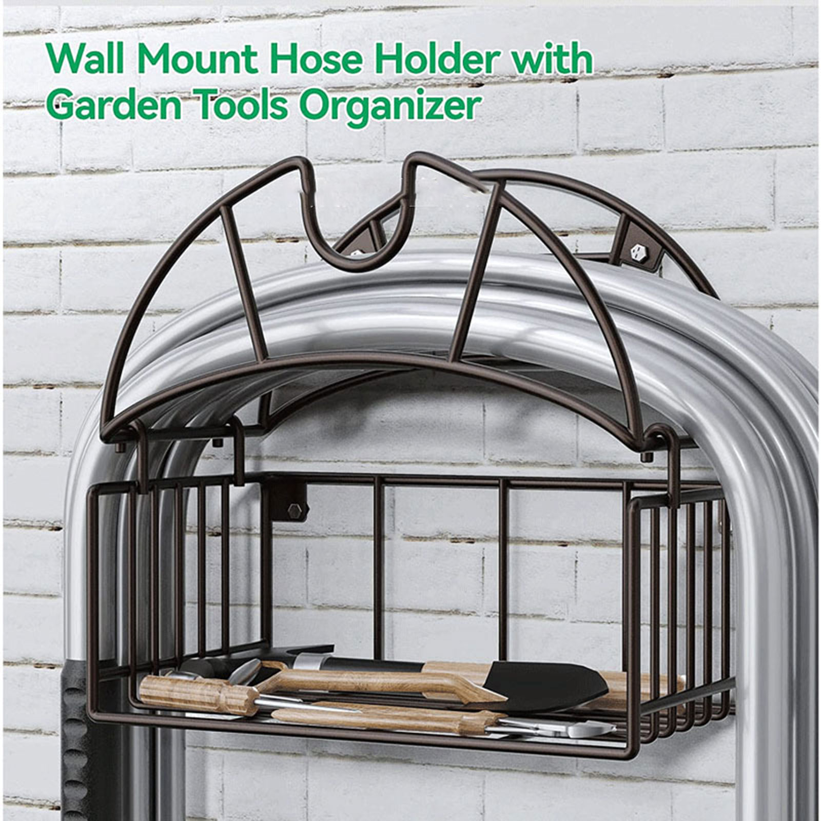 حامل خرطوم حديقة مثبت على الحا - مراجعة Wall Organizer Pocket وسعره